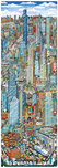 Charles Fazzino 3D Art Charles Fazzino 3D Art Baby it's Cold Outside... NYC (DX) (Framed)